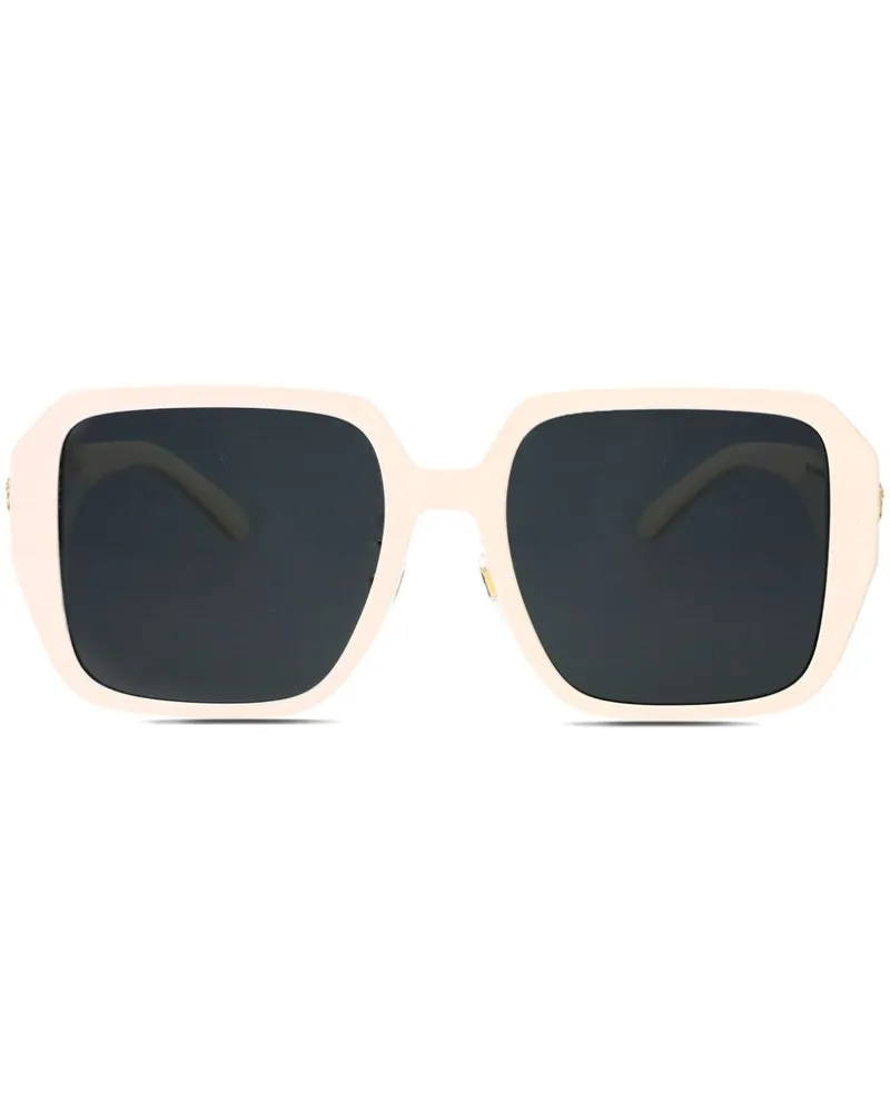 Versace Sonnenbrille mit Medusa - Weiß Weiß