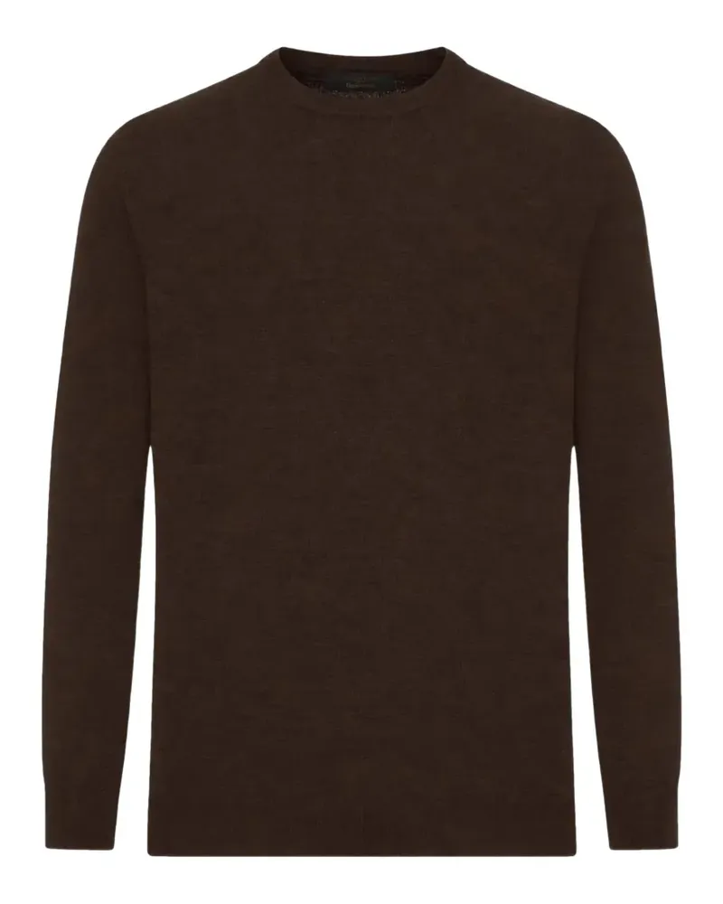 Slowear fine-knit crew-neck sweater - Braun Braun