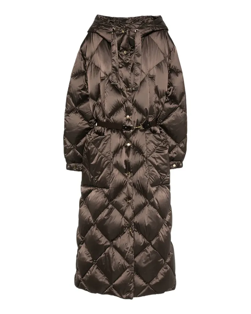 Max Mara The Cube Abete quilted coat - Braun Braun