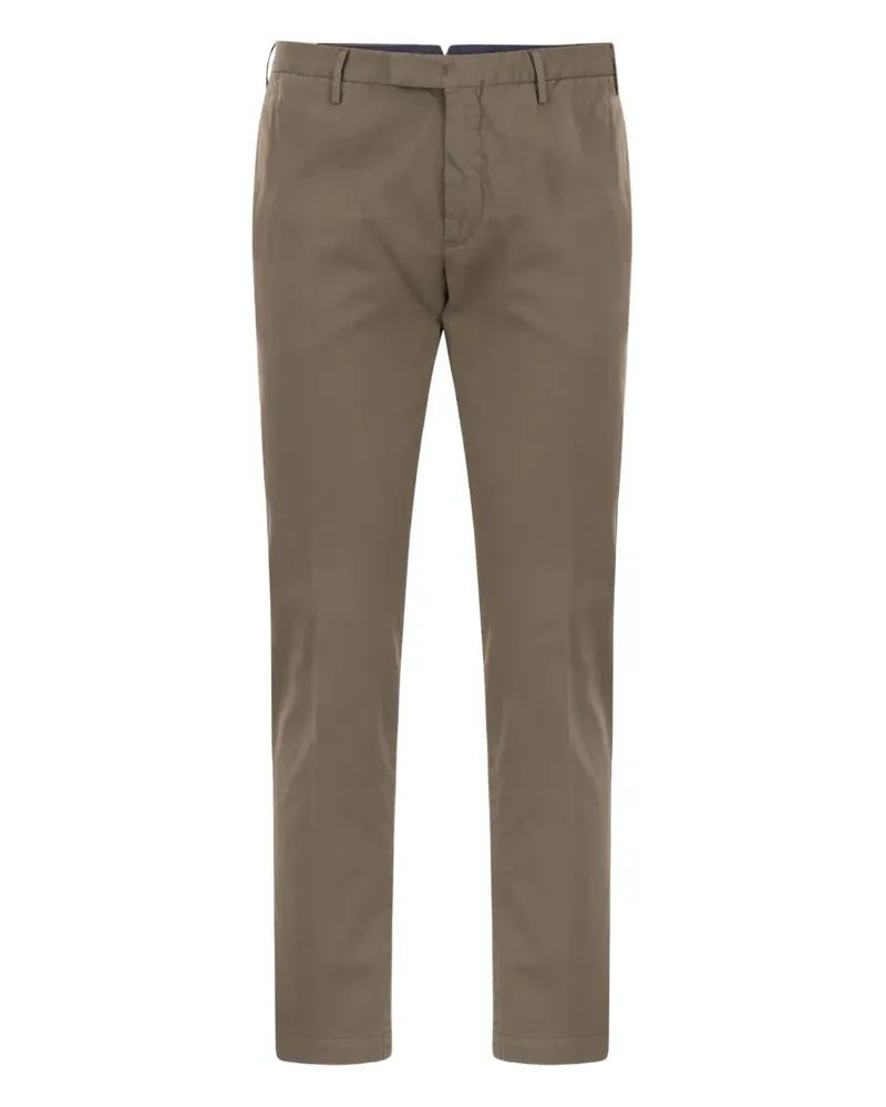 PT TORINO Hose mit Gürtelschlaufen - Braun Braun