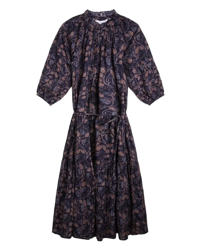 APIECE APART Trinidad Midikleid - Blau Blau