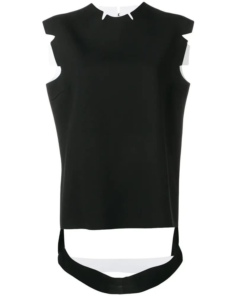 Maison Margiela Strukturiertes Tanktop - Schwarz Schwarz