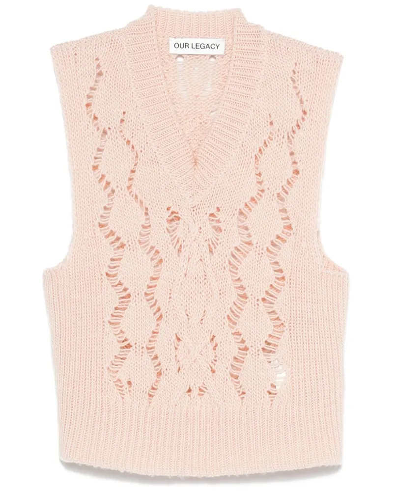 Our Legacy Cable Michigan Tanktop - Rosa Rosa