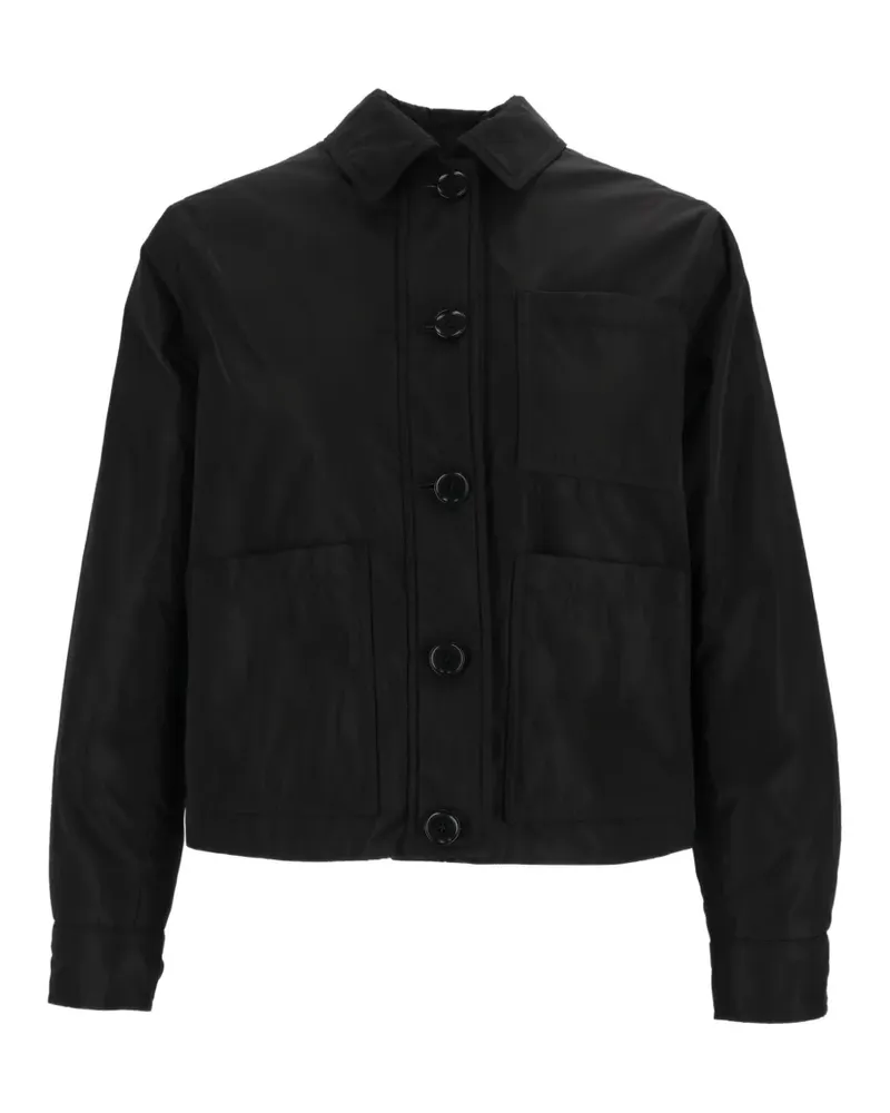 ASPESI Jacke mit aufgesetzten Taschen - Schwarz Schwarz