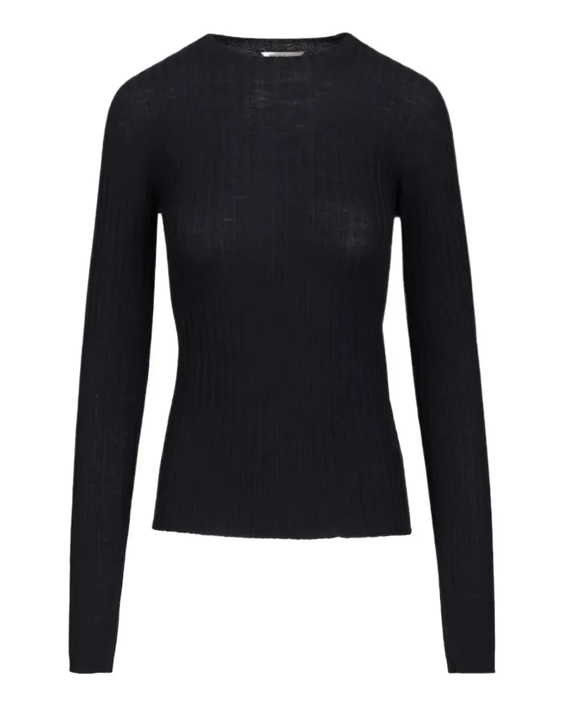 Balenciaga Gerippter Pullover ohne Nähte - Blau Blau
