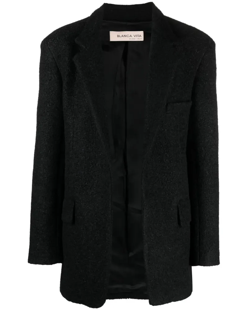 Blanca Blazer mit texturiertem Finish - Schwarz Schwarz
