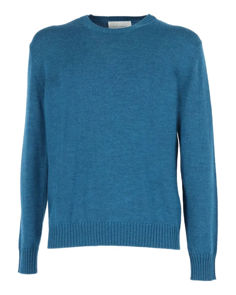 Ballantyne Gerippter Pullover - Blau Blau