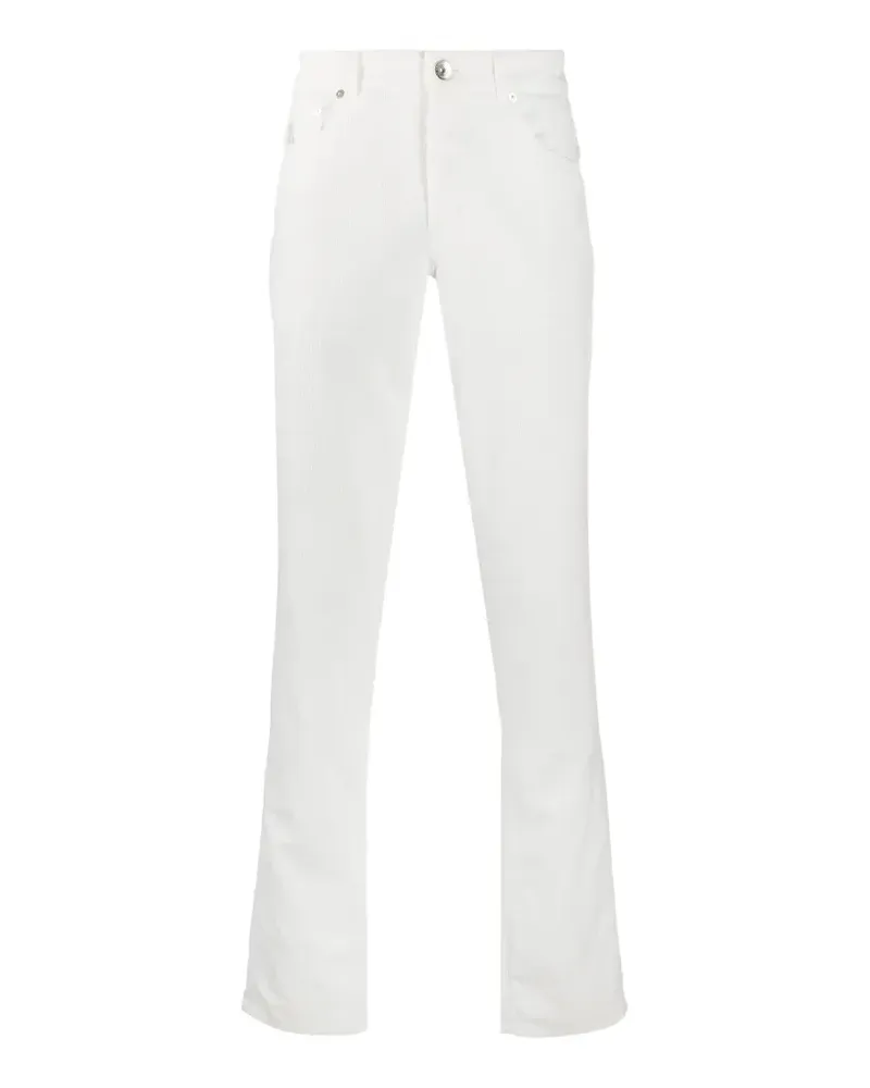 Brunello Cucinelli straight-leg trousers - Weiß Weiß