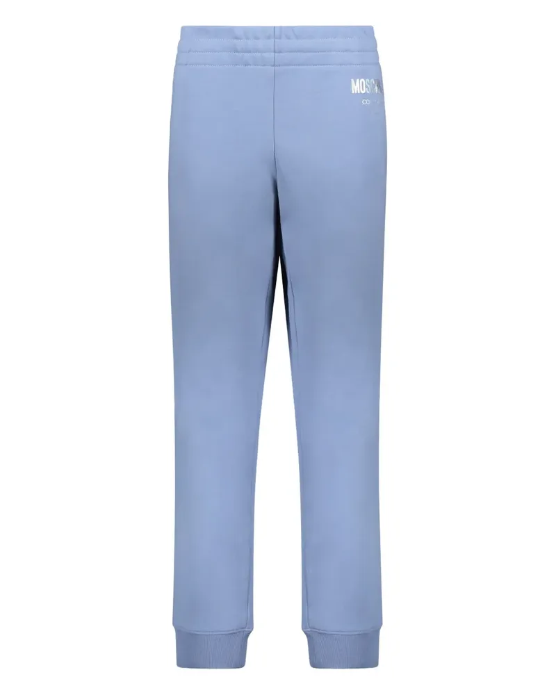 Moschino Jogginghose mit Logo-Stempel - Blau Blau