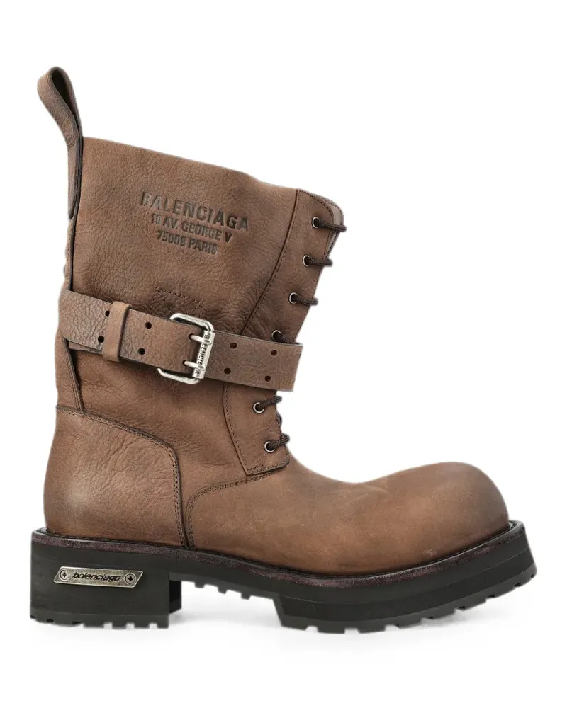 Balenciaga Venom lace-up boots - Braun Braun