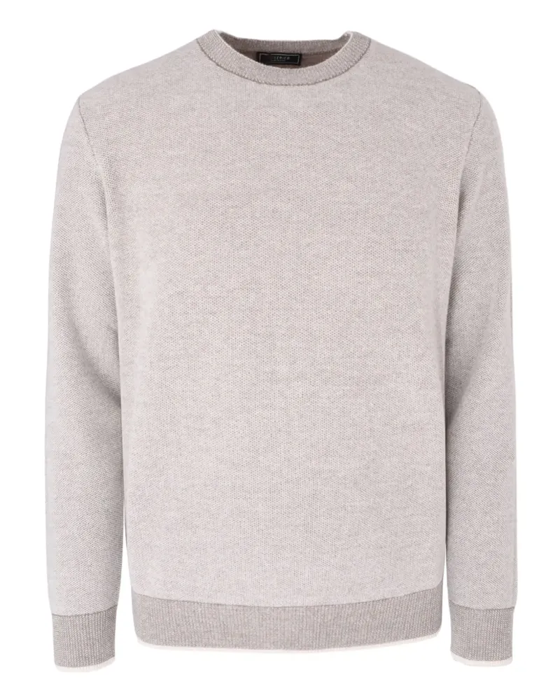 Peserico Pullover mit geripptem Saum - Nude Nude