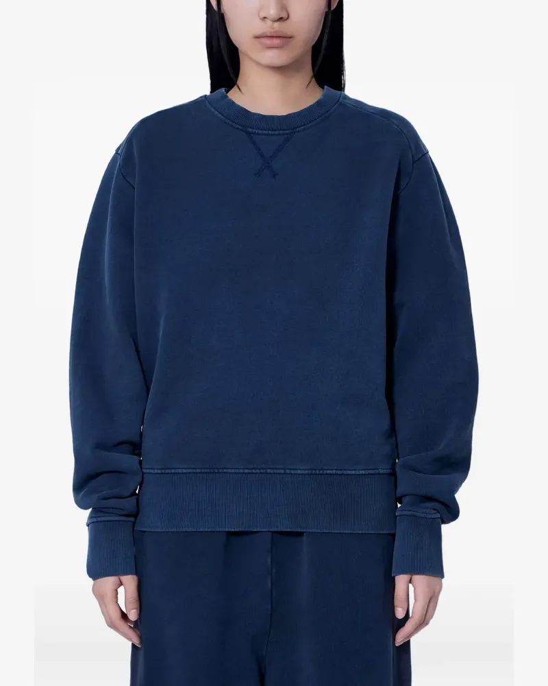 Entire Studios crew-neck cotton-jersey sweatshirt - Blau Blau