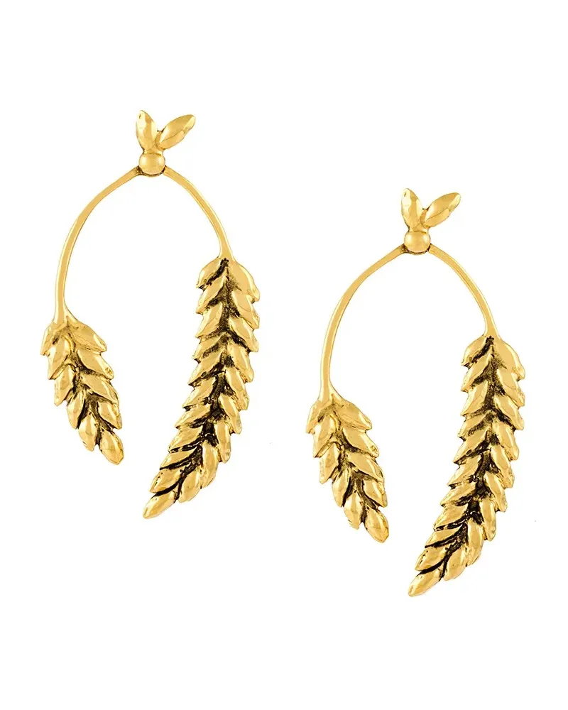 Aurélie Bidermann Wheat' Ohrringe - Metallic Metallic