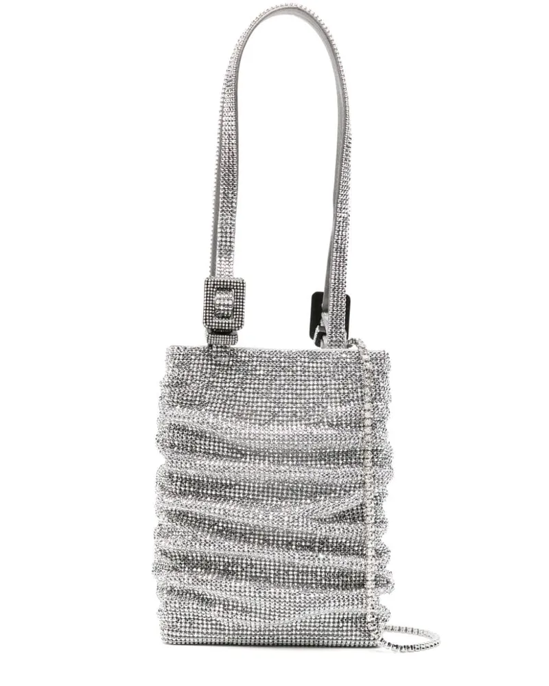 Benedetta Bruzziches Lollo Shopper mit Strass - Silber Silber