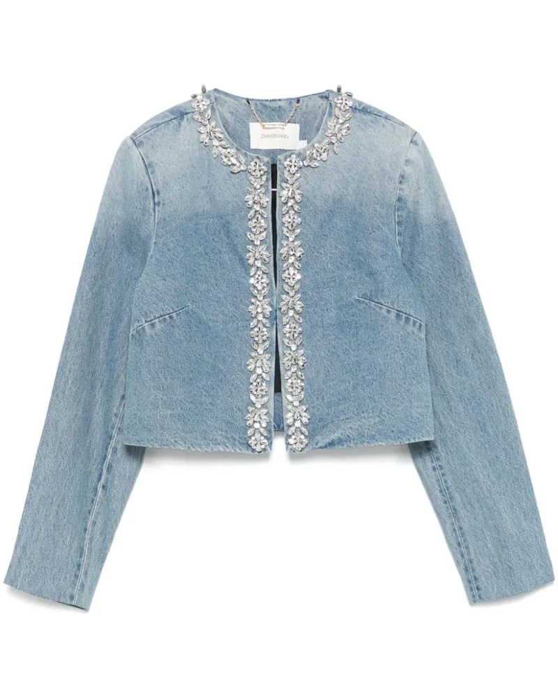 Zimmermann Crush Jacke - Blau Blau