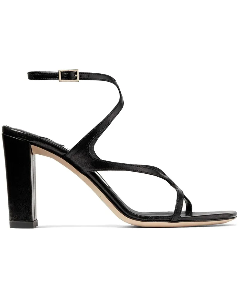 Jimmy Choo Azie Sandalen 85mm - Schwarz Schwarz