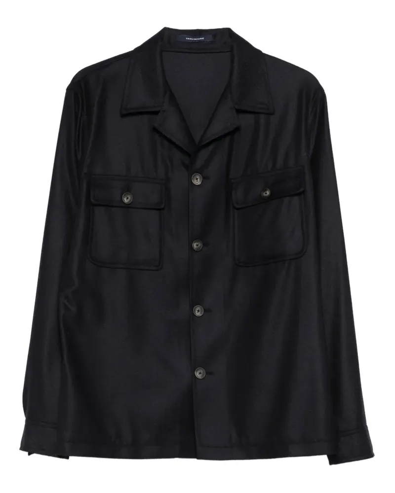Tagliatore Jacke mit geknöpften Taschen - Blau Blau