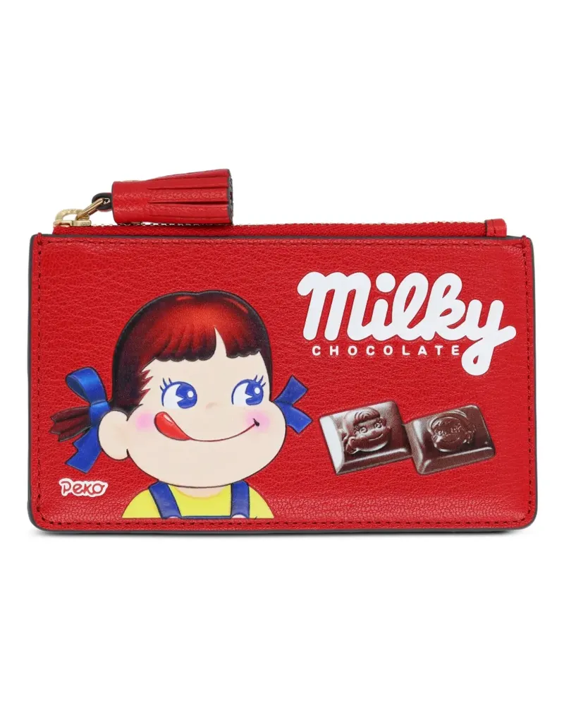 Anya Hindmarch Portemonnaie mit grafischem Print - Rot Rot