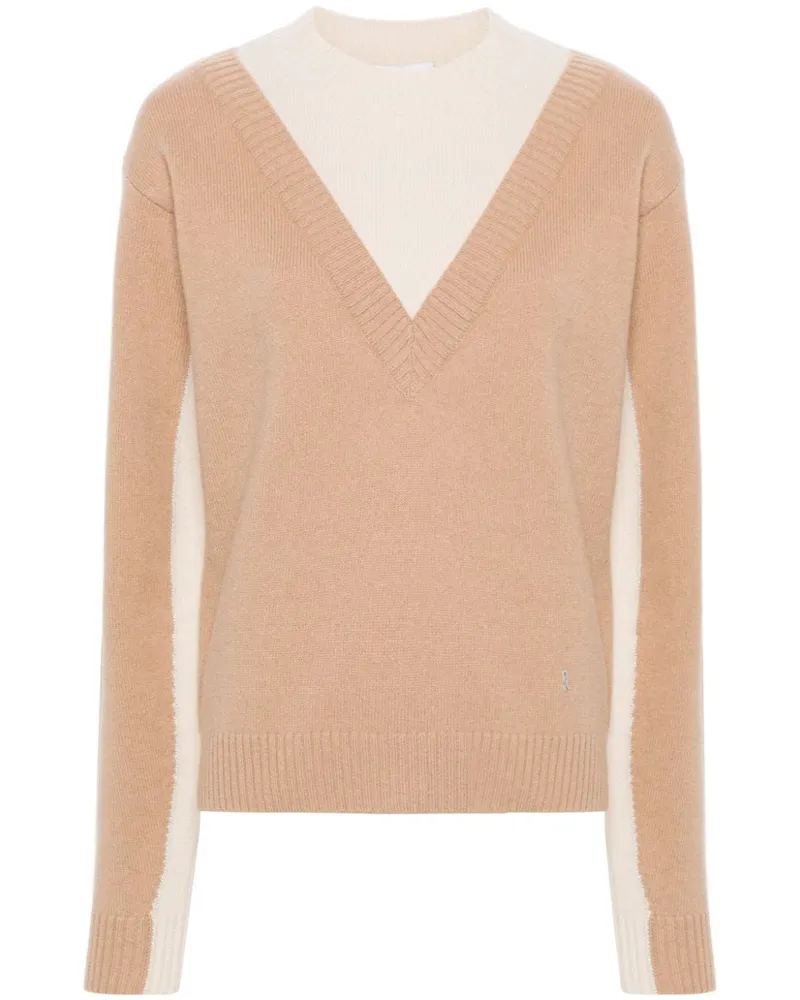 Paco Rabanne Pullover im Layering-Look - Nude Nude