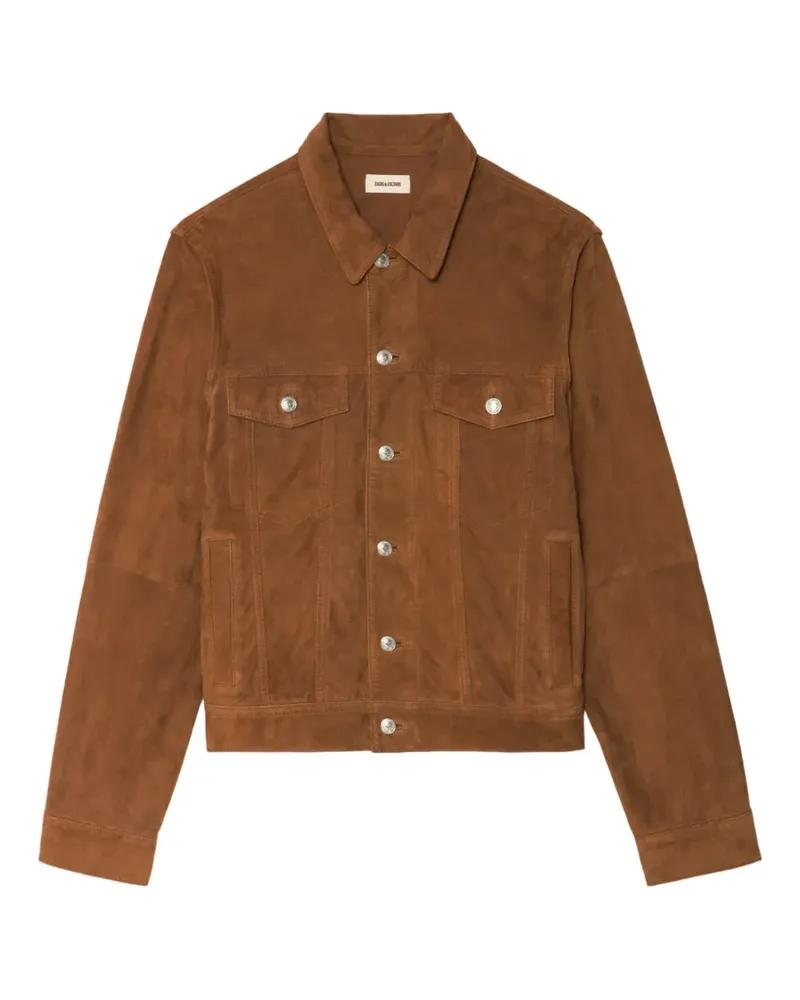 Zadig & Voltaire Jacke aus Wildleder - Braun Braun