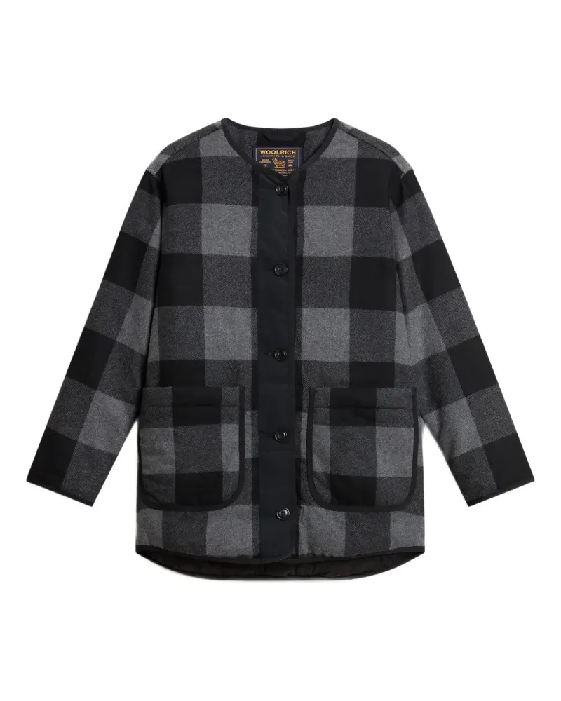 Woolrich Karierte Alaskan Jacke - Grau Grau