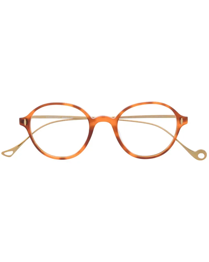 Eyepetizer Runde Brille in Schildpattoptik - Orange Orange
