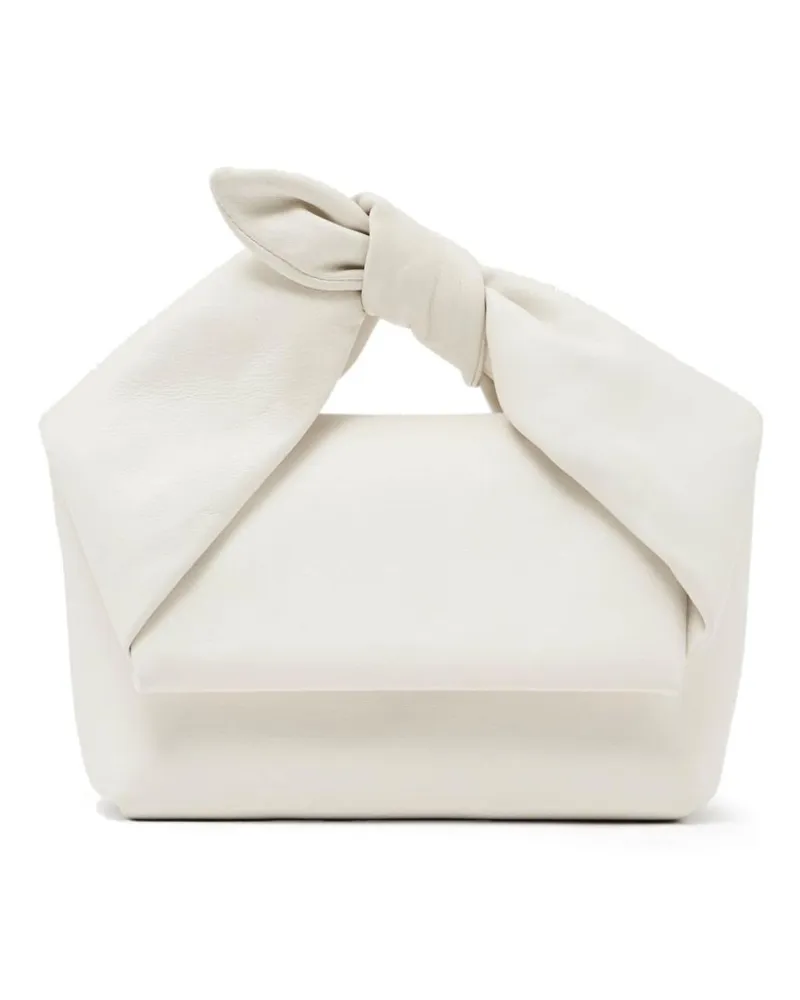 J.W.Anderson Mittelgroße Twister Schultertasche - Weiß Weiß