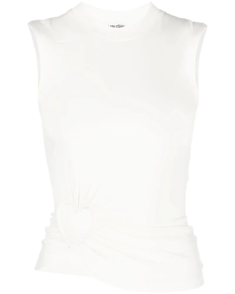 AMBUSH Top mit Cut-Outs - Weiß Weiß