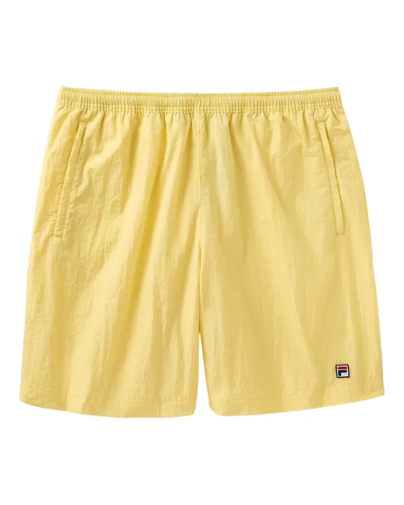 Fila x Hailey Joggingshorts in Knitteroptik - Gelb Gelb