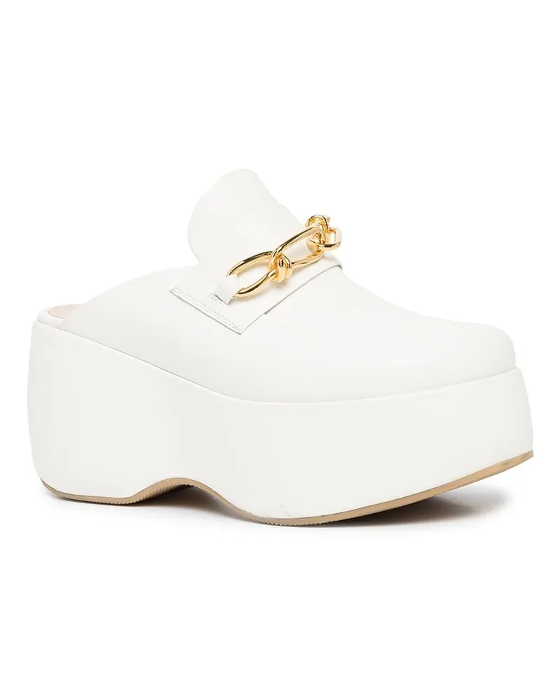 Rosetta Getty Clogs mit Plateau - Weiß Weiß