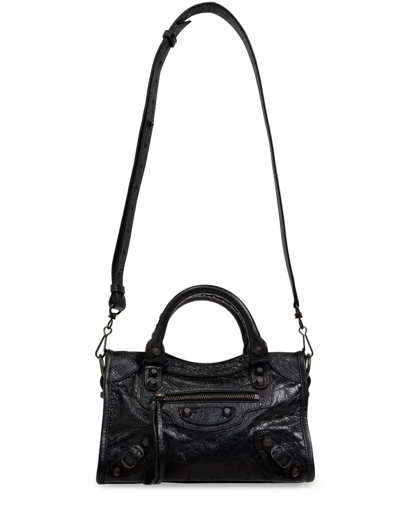 Balenciaga Le City Arena Lamb Tote Bag - Schwarz Schwarz