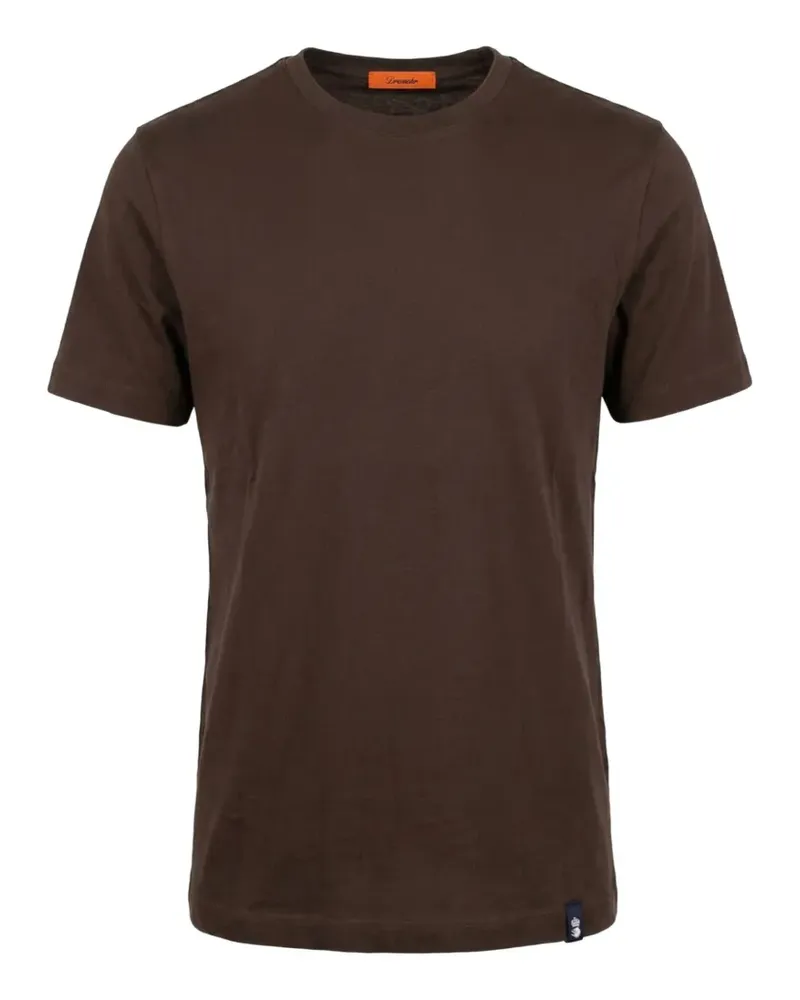 Drumohr  crew-neck T-shirt - Braun Braun