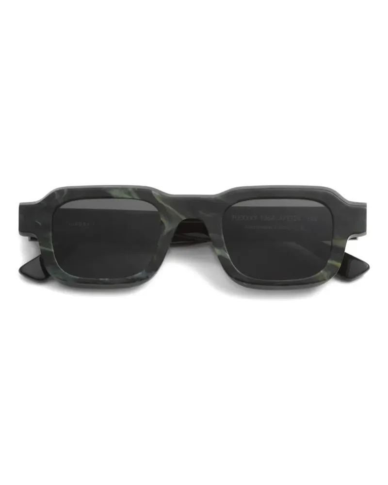 Thierry Lasry marble-effect rectangle-frame sunglasses - Grün Grün