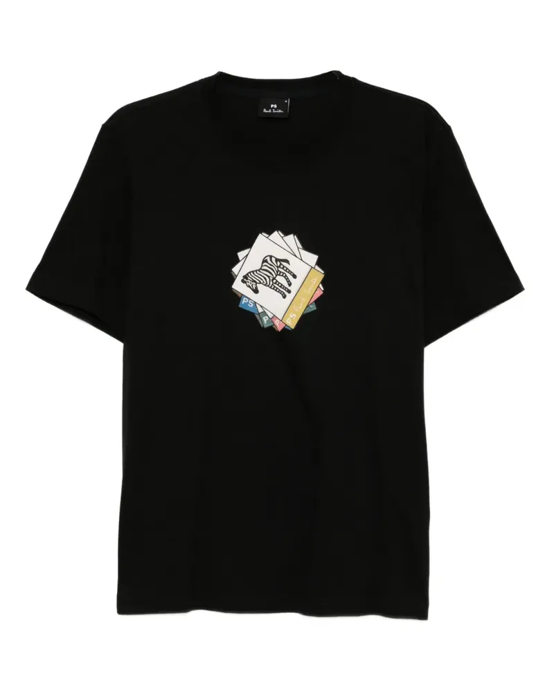 Paul Smith T-Shirt mit grafischem Print - Schwarz Schwarz