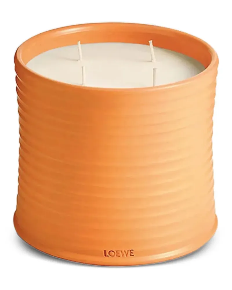 Loewe ribbed orange candle Orange