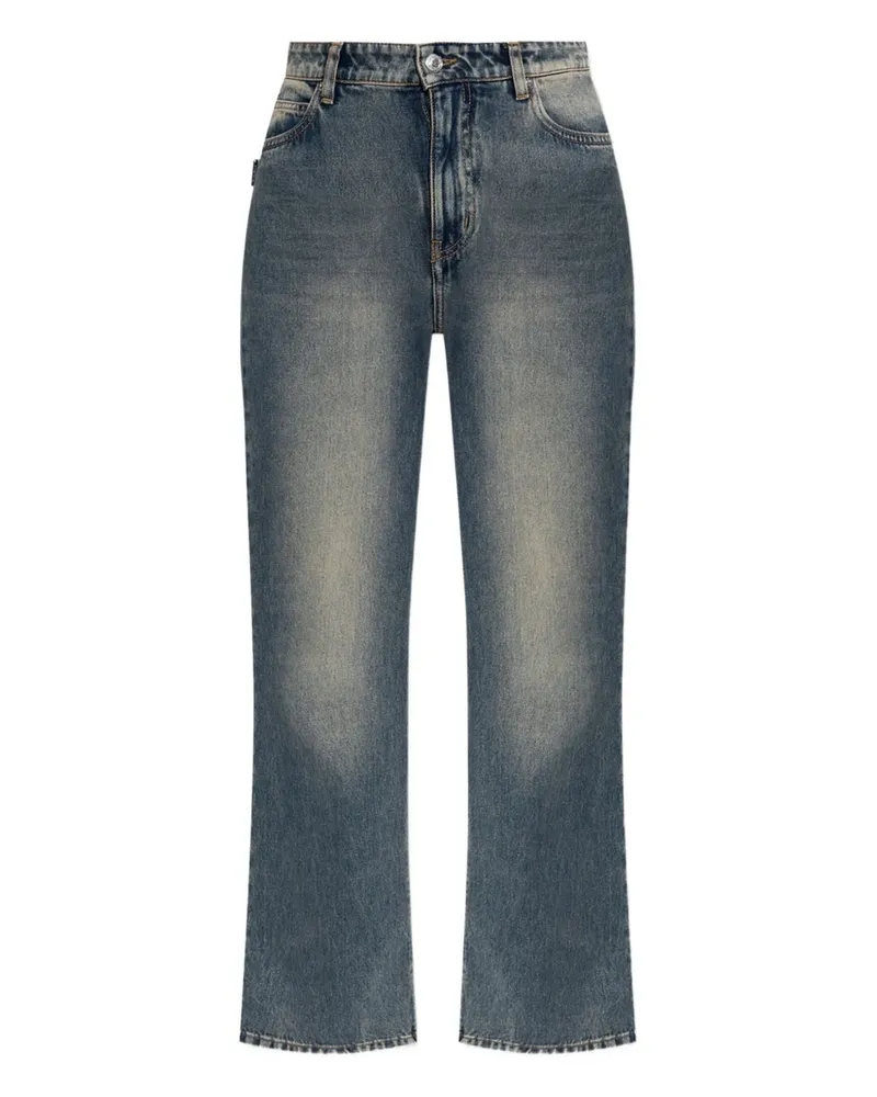 Zadig & Voltaire Ausgeblichene Straight-Leg-Jeans - Blau Blau
