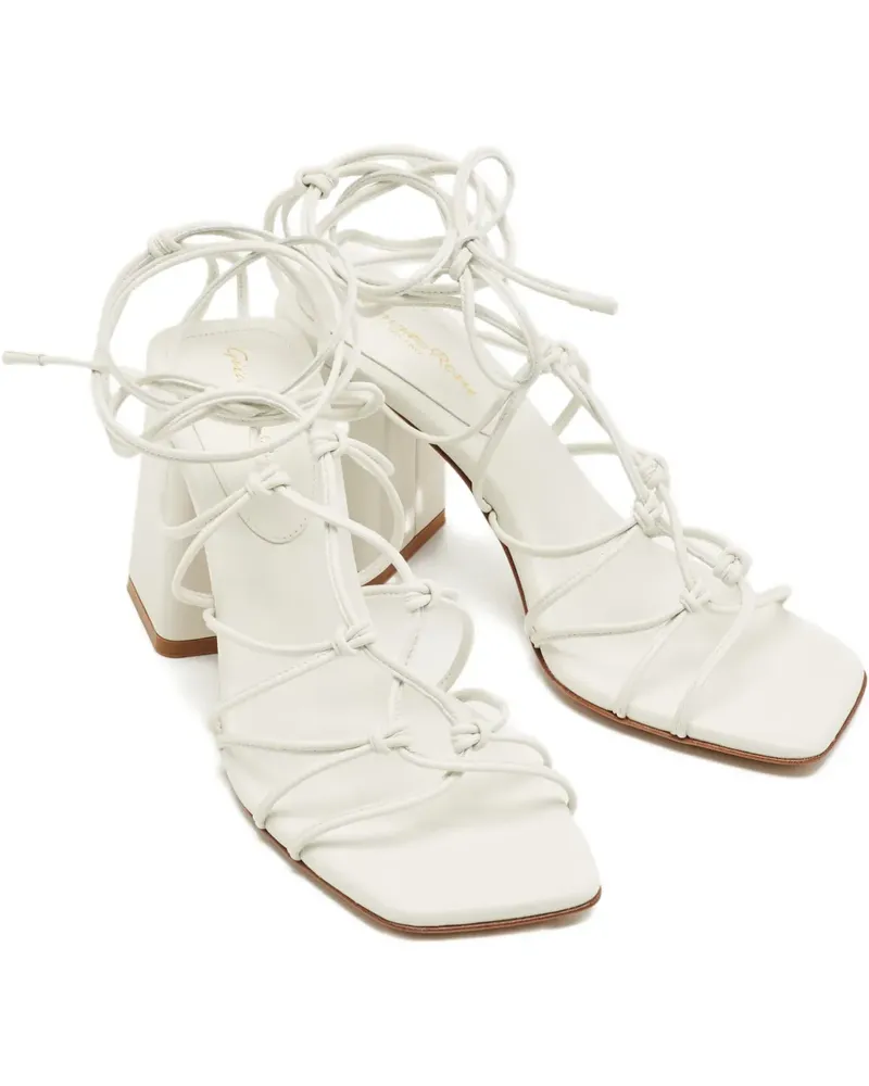 Gianvito Rossi Minas Sandalen - Weiß Weiß