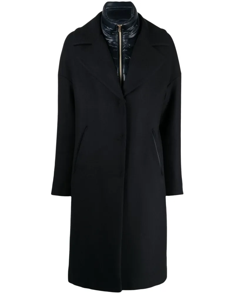 Herno Mittellanger Mantel - Blau Blau