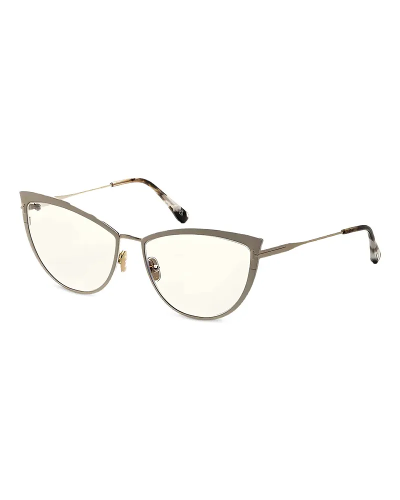 Tom Ford Cat-Eye-Brille - Gold Gold