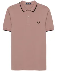 Fred Perry Poloshirt mit Logo-Stickerei Rosa