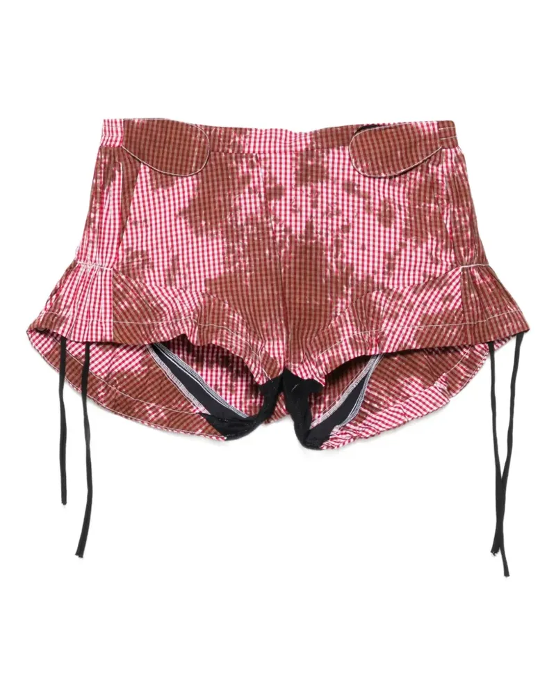 OTTOLINGER Picnic Raider gingham-print shorts - Rot Rot