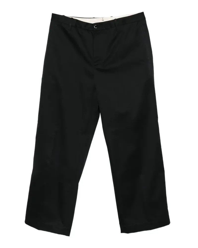 nine:inthe:morning Thiago satright trousers - Schwarz Schwarz