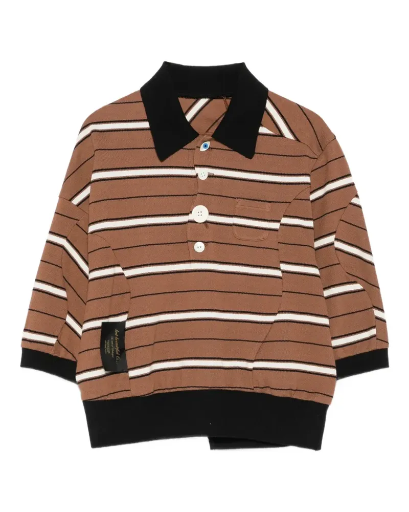 Undercover horizontal-stripe top - Braun Braun