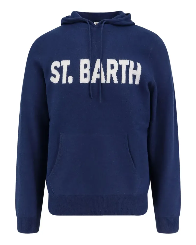 MC2 Saint Barth Jack Hoodie mit Kängurutasche - Blau Blau