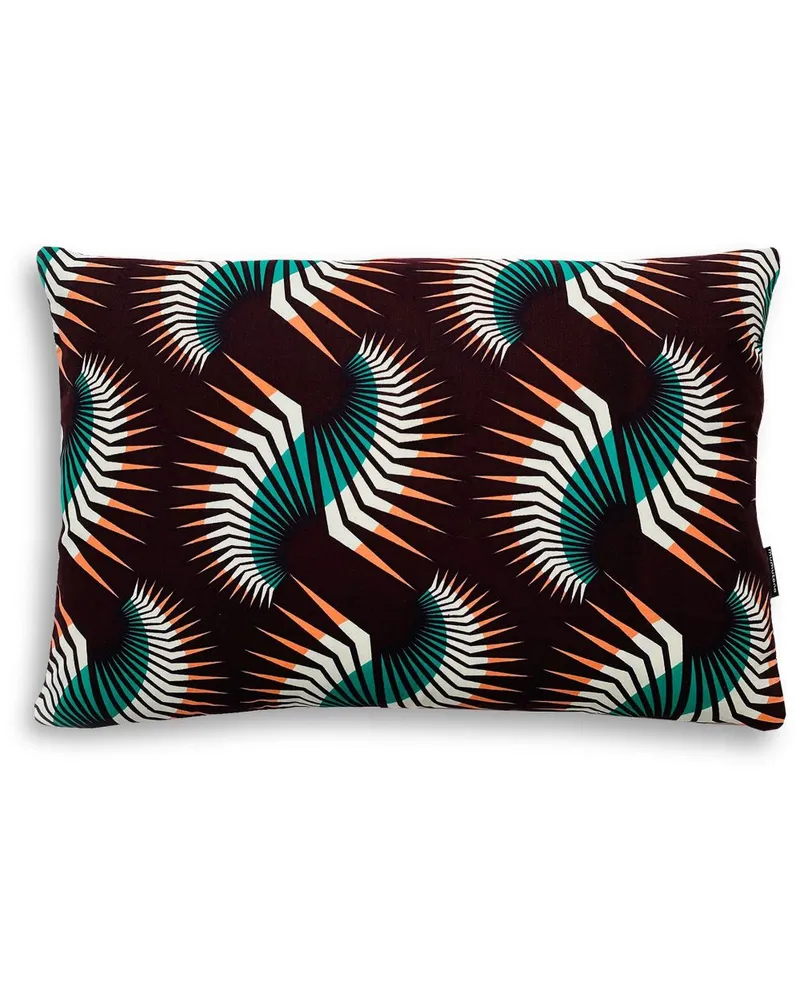 Mumutane Iki Kissen mit Swirl-Print - Braun Braun