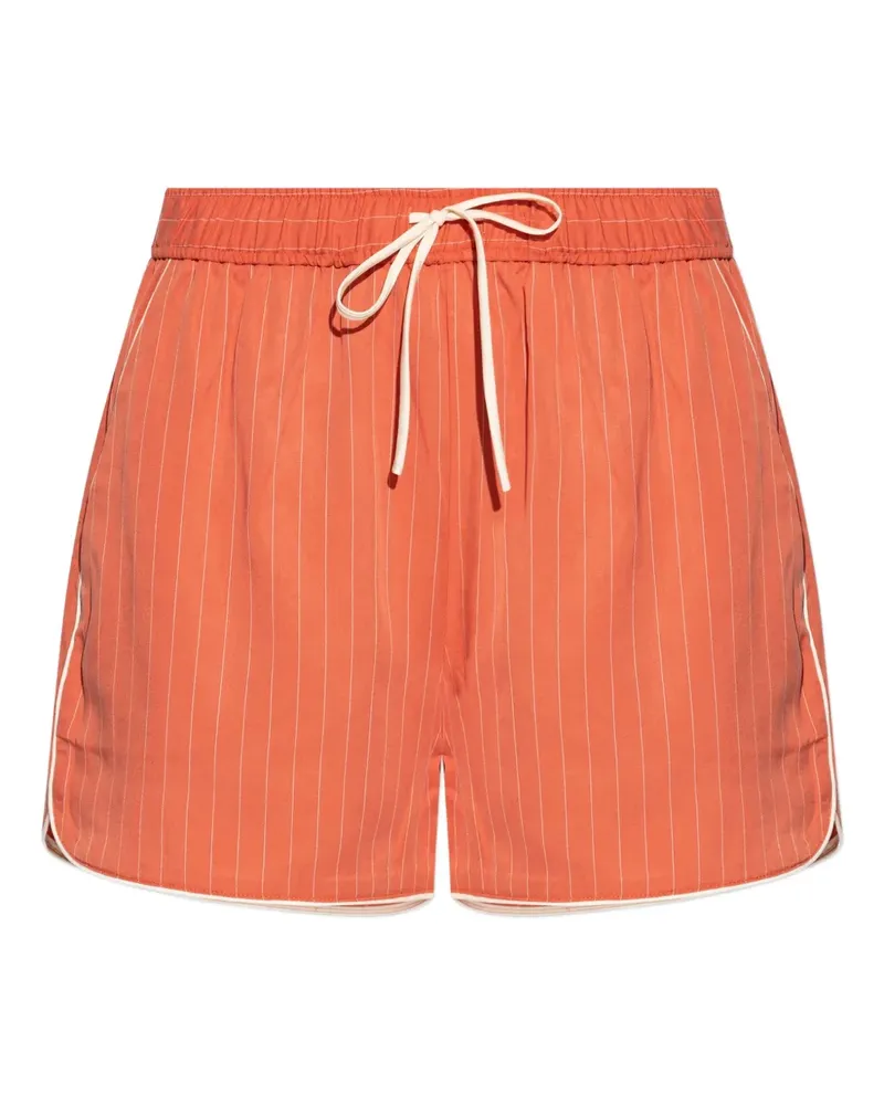 MUNTHE Shorts mit Nadelstreifen - Orange Orange