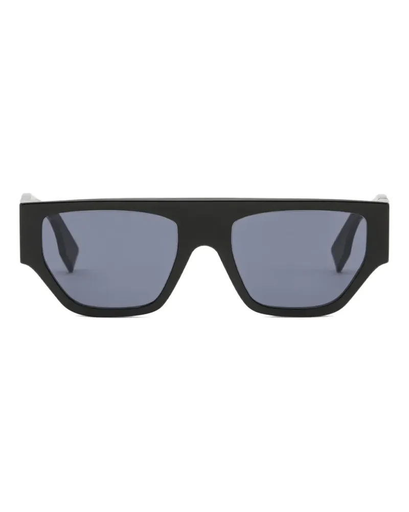 Fendi O'Lock geometric-frame sunglasses - Schwarz Schwarz
