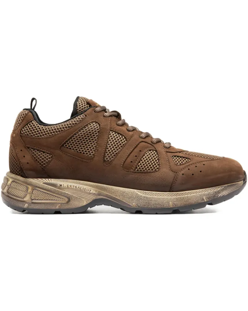 Officine Creative Italia lace-up leather sneakers - Braun Braun