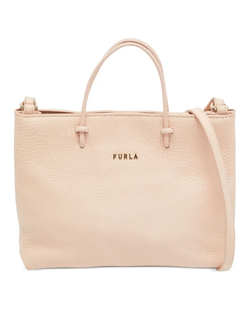 Furla Kleine Essential Tote Bag aus Leder - Nude Nude