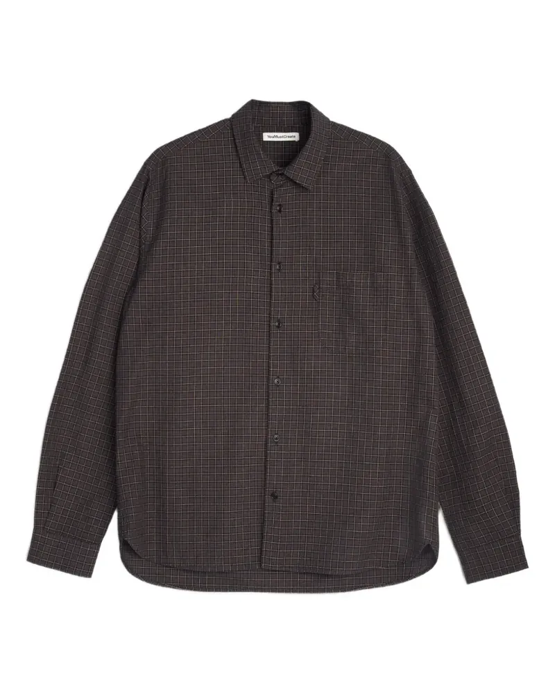 YMC Curtis checked cotton shirt - Braun Braun